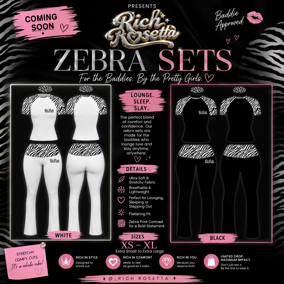 Pre-Order Zebra Set 11/01